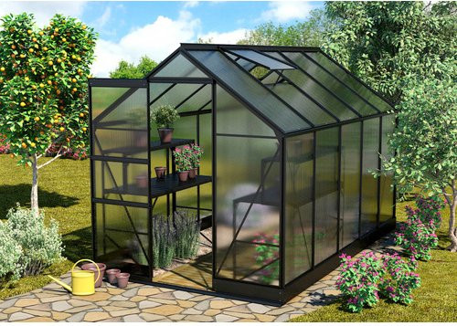 VITAVIA Gewächshaus Apollo Plus 6200 aus Aluminium in Grün, B/H/T: 195 x 209,5 x 131 cm - Bild 1