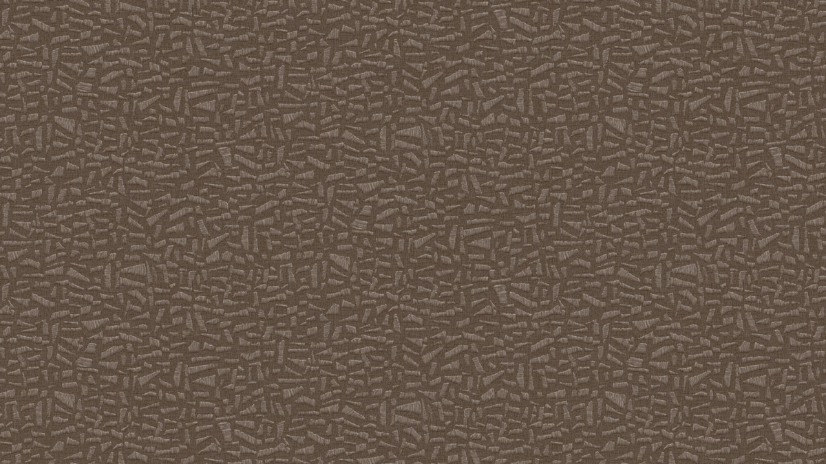 Arte International Tapete Kona in Dark Umber Braun mit abstraktem Design aus Vinyl - Bild 1