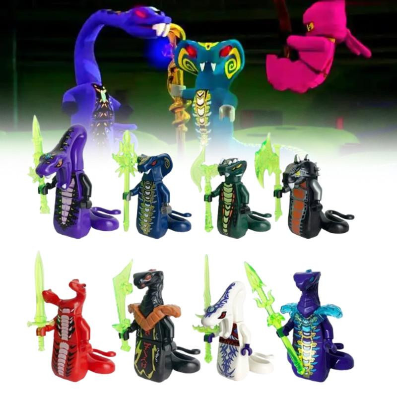 NovaGlade Ninjago Schlangen Plastikbausteine Set - Bild 2