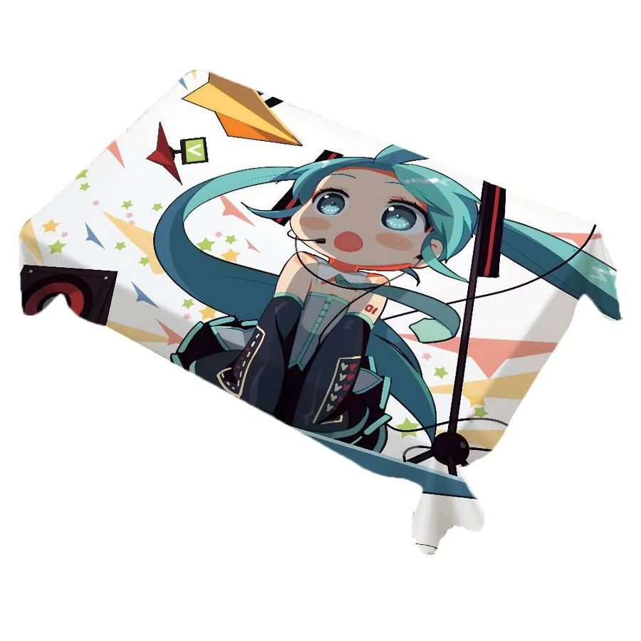 Kayoom Hatsune Miku Cartoon Tischdecke für Silvester und Partys, rechteckig, mehrfarbig - Bild 5