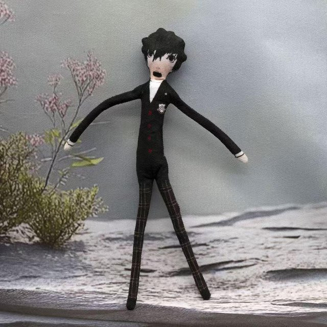 Persona 5 Anime Plüschpuppe Ren Amamiya Makoto Niijima, beweglicher Drahtskelett, 28cm, ab 18 Jahre - Bild 1