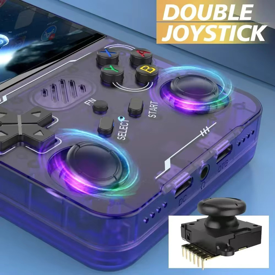 BOYHOM R36XX Retro-Handspielkonsole in Weiß mit Linux ARKOS, WLAN und Unterstützung für PS1, PSP, N64 und GBA - Bild 2
