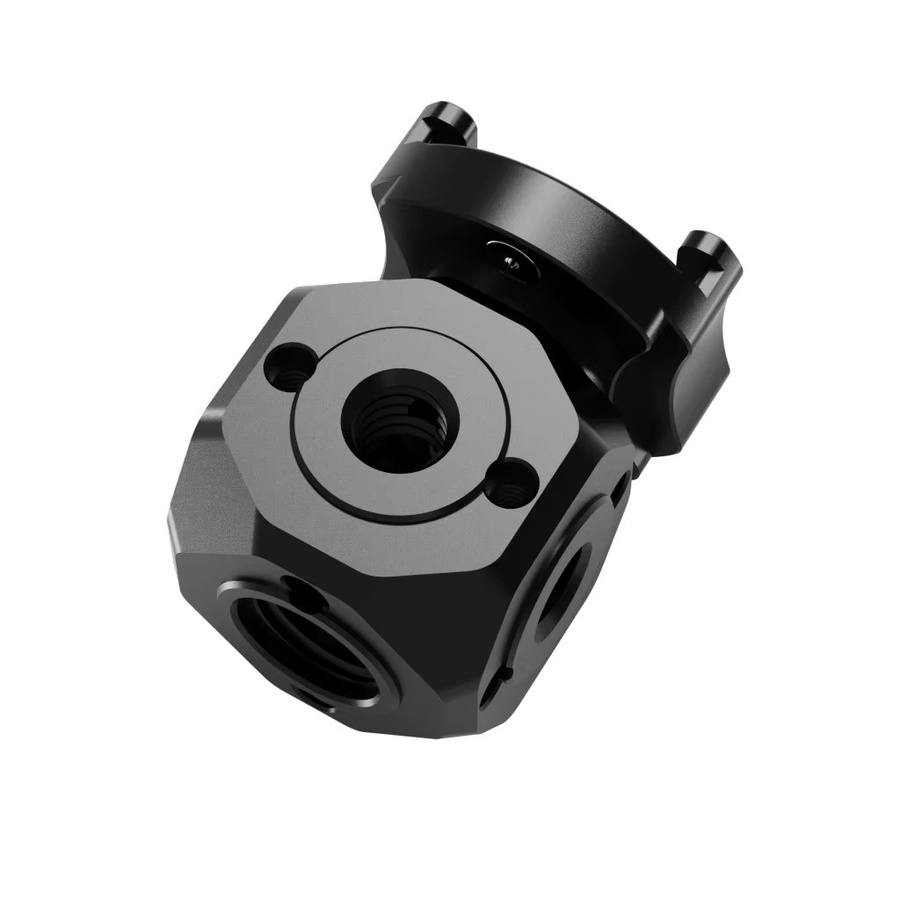 Kaltschuh-Montageadapter in Schwarz für DJI Mic, DJI Mic 2, Hollyland und Rode Wireless Lavalier Mikrofon-Empfänger mit 1/4 und 3/8 Cube Mount - Bild 2