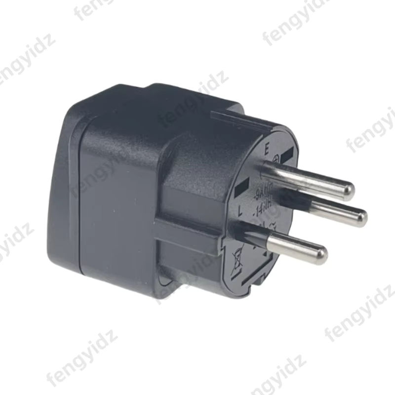 Fengyidz Universal Reiseadapter für Israel, 3-polig, Schwarz - Bild 3