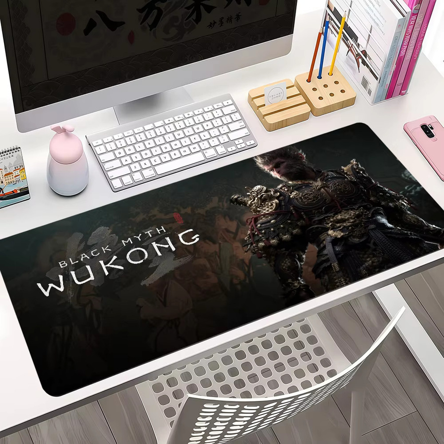 B-Black Myth W-Wukong Gaming-Mousepad, rutschfest und verdickt, Multicolor - Bild 4