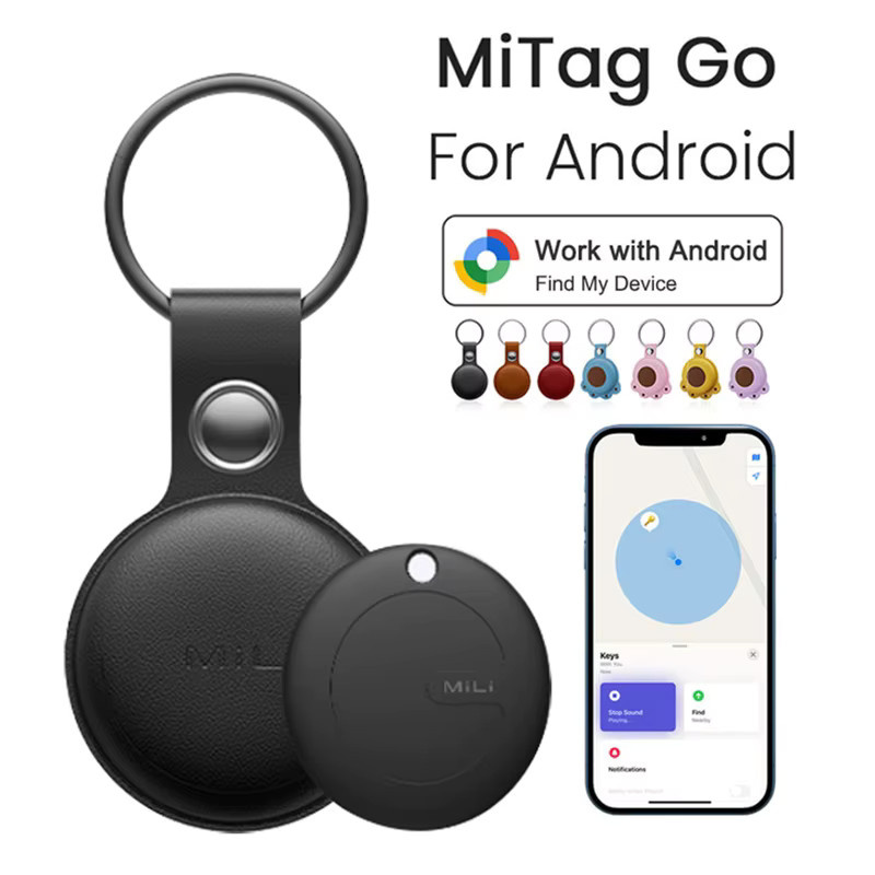 MiLi Mitag Go GPS-Tracker für Google Find My Device Android, Schwarz - Bild 2