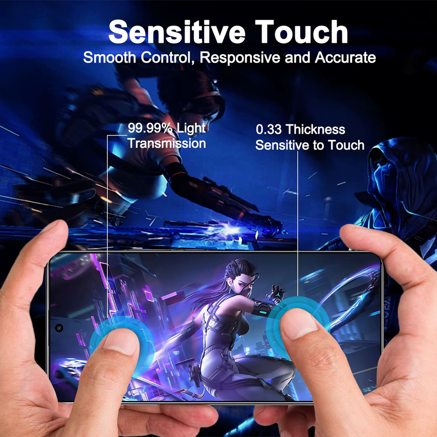 Xiaomi 3D-Displayschutzfolie aus gehärtetem Glas für Redmi Note 14 Pro 4G und 5G Plus, 6,67 Zoll, transparent, 9H Anti-Kratz-Schutz - Bild 3