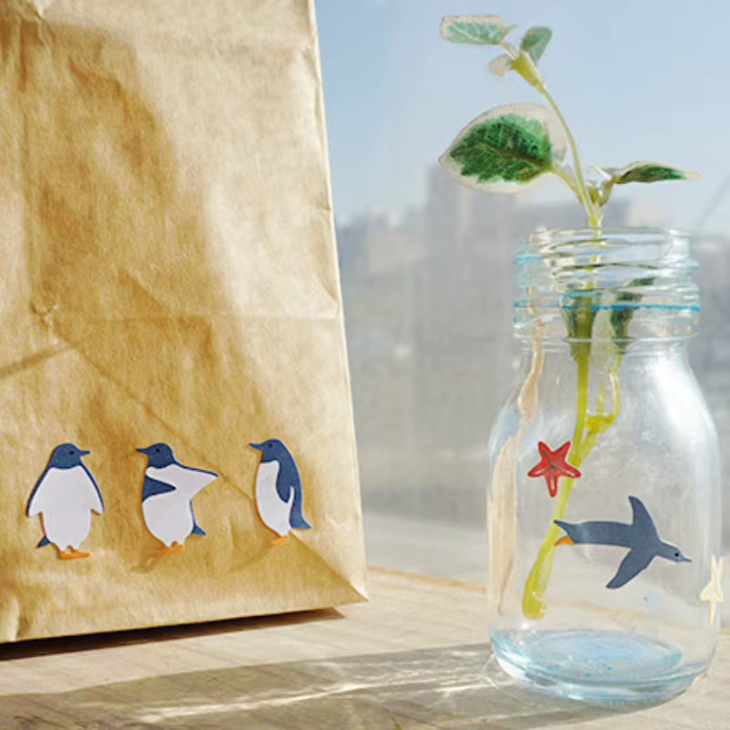 Suatelier Kawaii Meer Tiere Siegel Aufkleber für Scrapbooking und DIY Tagebuch in Multicolour - Bild 3