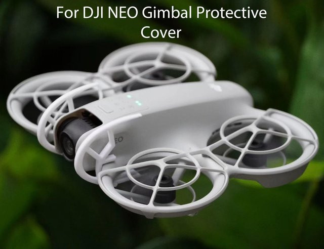 DJI Neo Gimbal Bumper Guard Protect Bar aus ABS im 3D-Druck als Anti-Kollisions-Schutz für das Kameraobjektiv, erhältlich in Pink oder Weiß - Bild 1