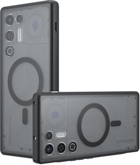 Stoßfeste magnetische Schutzhülle für ZTE Nubia Red Magic 11 Air in Transparent, mattes PC+TPU Design mit Anti-Fingerabdruck-Schutz - Bild 1