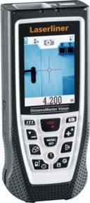 Laserliner Laser-Entfernungsmesser DistanceMaster Vision in Schwarz mit wiederaufladbarem Akku - Bild 1