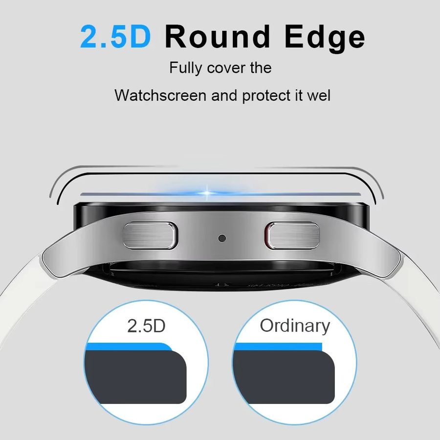 Samsung Displayschutzfolie aus gehärtetem Glas, 3er-Set, Galaxy Watch - Bild 2