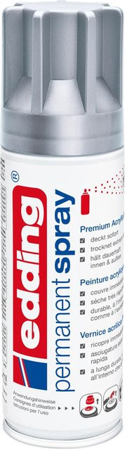 Edding 5200 Permanentspray Silber seidenmatt, 200 ml - Bild 1