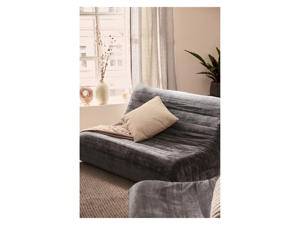 LIVARNO Indoor-2-Sitzer-Loungesofa mit Stoffbezug und Polsterung aus PU-Schaum - Bild 2