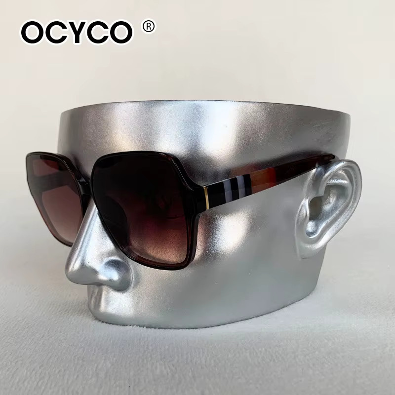 OCYCO Sonnenbrille, eckig, Vollrand, Kunststoff, braun, Unisex - Bild 2