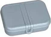 Koziol Lunchbox PASCAL READY in Grau mit Besteck und Trennfächern - Bild 1