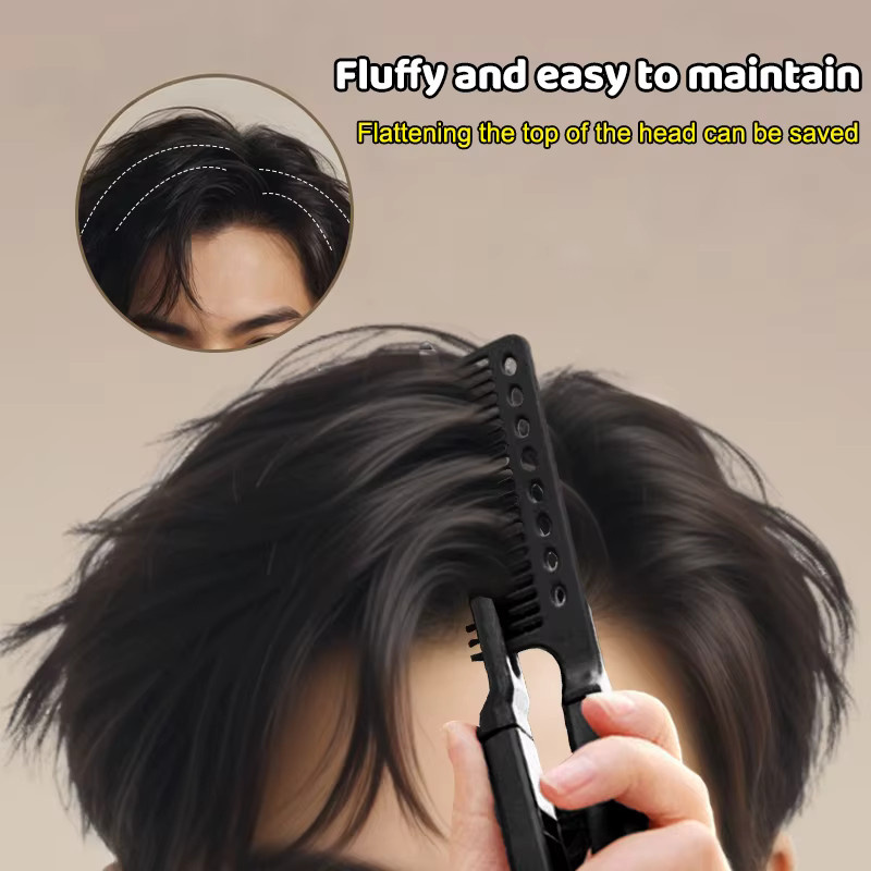 HNKMP Haarglättungsbürste und Lockenkamm, Unisex, für normales Haar - Bild 4