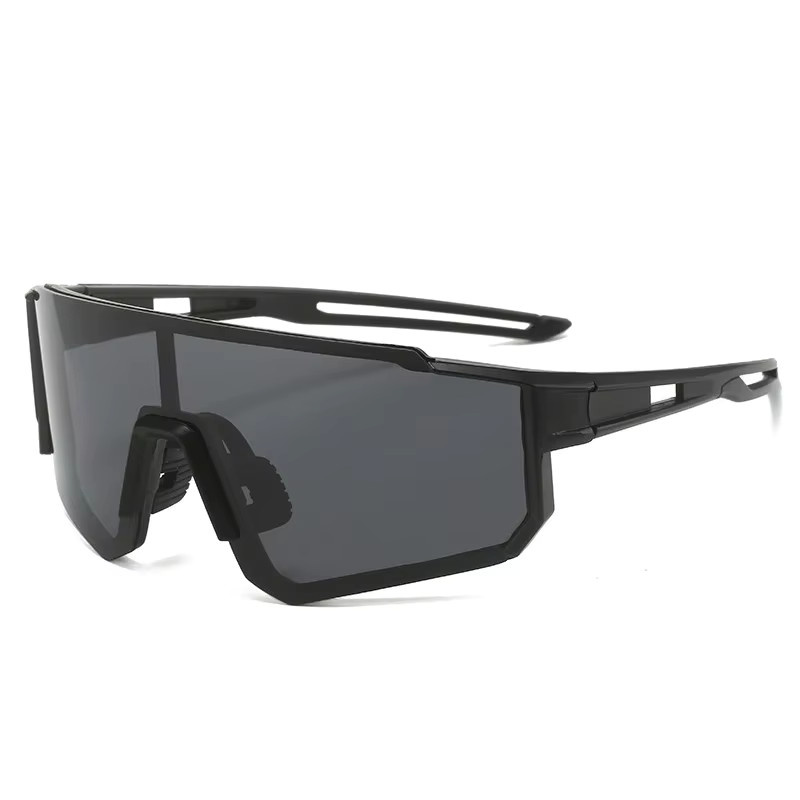 CRIXALIS Sonnenbrille, Übergroße Vintage, Vollrand, Schwarz, Unisex - Bild 2