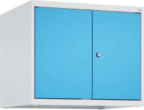C+P Aufsatzschrank Classic PLUS mit 2 Abteilen, Lichtgrau, B/T/H: 50 x 60 x 50 cm, mit Zylinderschloss und Soft-Close-Türen - Bild 1