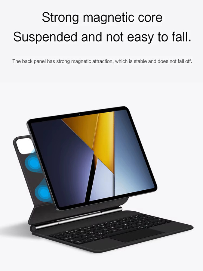 Magnetische Smart Multi-Touch-Tastaturhülle für Xiaomi Pad 5 6 7 8 Pro und POCO Pad, 11 Zoll - Bild 3