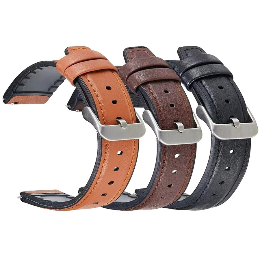 Zeblaze Uhrenarmband Leder, Silikon, 22 mm - Bild 5