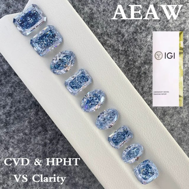 Diamant, 1 Karat, blau, Lab Grown Diamonds - Bild 1