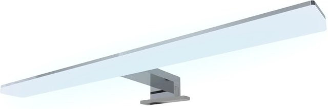 Kalb Selma LED Spiegelleuchte in Chrom und Weiß, Neutralweiß, IP44, Breite: 45 cm - Bild 1