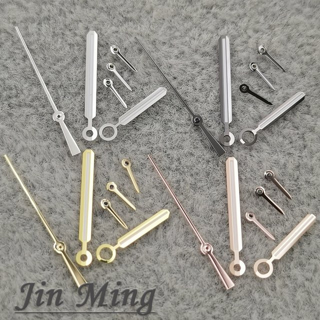 LUJIE Uhrenzeiger, 6Pins, Silber, Gun, Rose Gold, Grün Leuchtend, für VK63 VK63A Quarzwerk - Bild 1