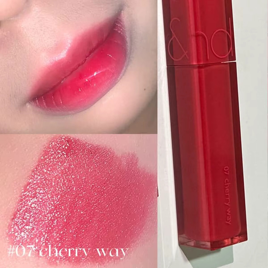 rom&nd Dewyful Water Tint 07 Cherry Way, Lipgloss, Unisex - Bild 2