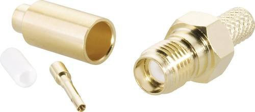 BKL Electronic SMA-Steckverbinder Buchse gerade 50 Ohm in Gold - Bild 1