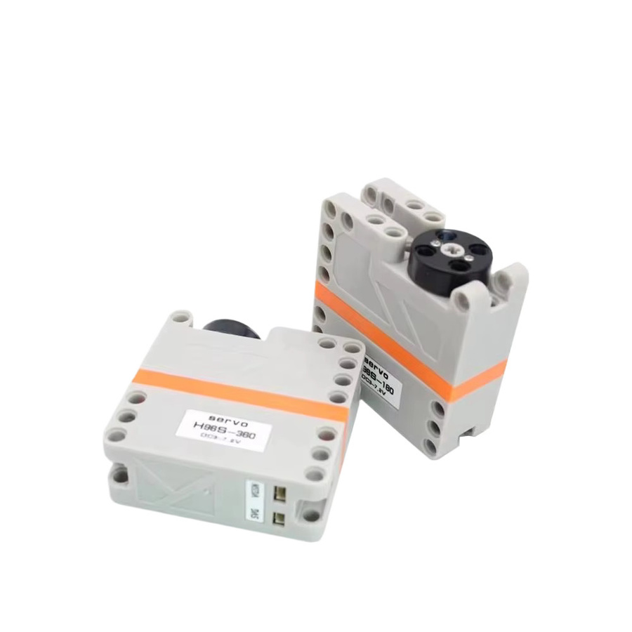 wishiot Baustein-Servomotor, digitaler Metallgetriebe-Servomotor, 180 360 Grad Hochdrehmoment - Bild 2