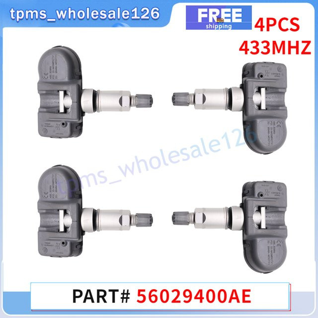 GANGLE TPMS Reifendruckkontrollsystem Sensor Set 4 Stück in Grau für Chrysler 300C und Lancia Thema - Bild 1