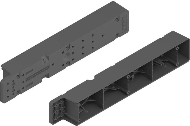Blum Distanzleiste Space-Step für Box- und Führungssysteme in Grau Matt - Bild 1