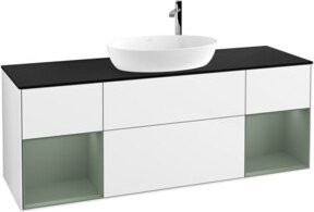 V&B Waschtischunterschrank Finion in Weiß lackiert, Breite: 160 cm, Tiefe: 50,1 cm - Bild 1