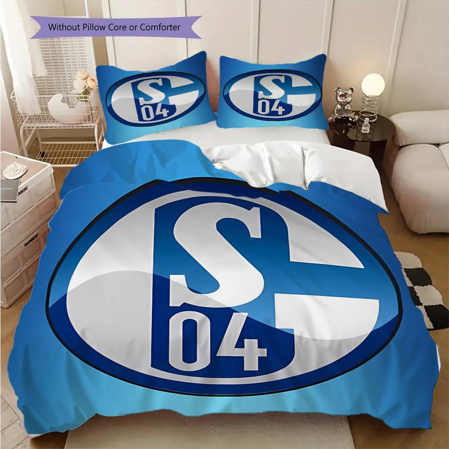 Manus Home Bettwäsche Set FC Schalke 04 mit 1 Bettbezug und 2 Kissenbezügen, B/H: 140 x 200 cm - Bild 4
