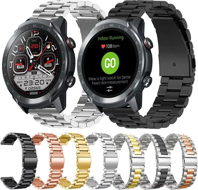 Smartwatch Armband Edelstahl, 20mm 22mm, Unisex - Bild 1