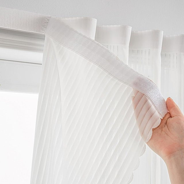 CENTURyMiG Japanischer Selbstklebender Transparenter Vorhang als Sichtschutzfilter in Weiß, B: 130 cm, H: 100 cm - Bild 1
