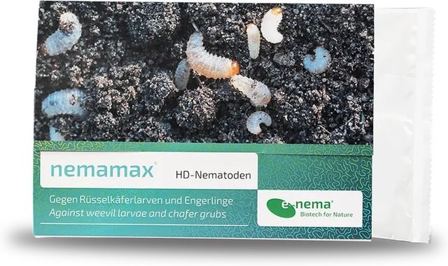 Nemamax e-nema biologisches Nematodenpräparat mit 25 Mio. Nematoden zur Bekämpfung von Dickmaulrüsslern ab 8°C - Bild 1