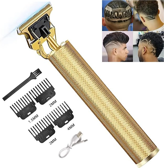 XMSJ T9 Clipper Haarschneider, Herrenrasierer Trimmer, Gold - Bild 1