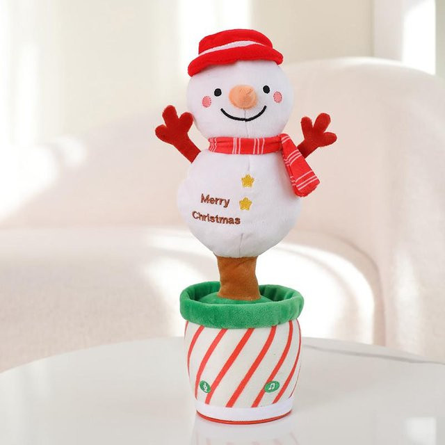 Kidsly Weihnachtsmann und Schneemann, Plüschspielzeug, ab 14 Jahre - Bild 1