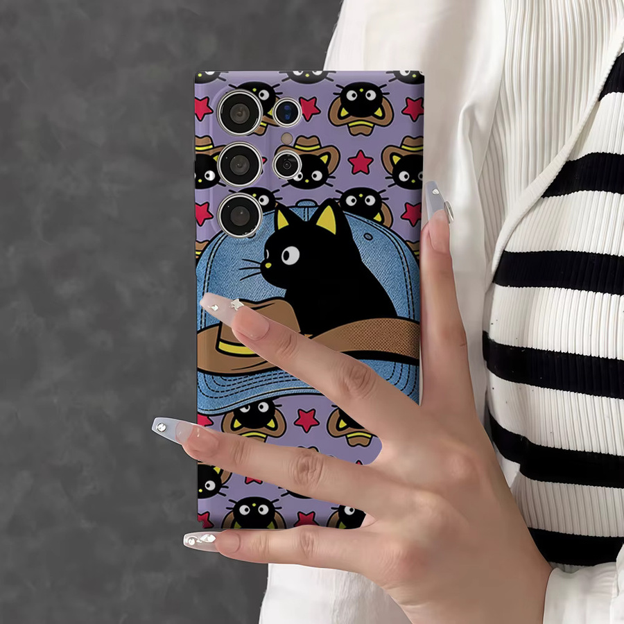Stoßfeste Cowboy-Katzen-Handyhülle für Samsung Galaxy S26 S25 S24 S23 Ultra Plus, robuste Doppelschicht-Schutzhülle in Multicolour - Bild 5