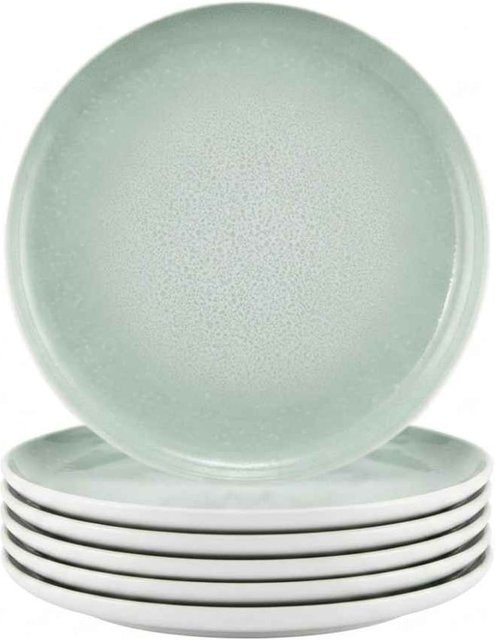 Seltmann Weiden Brotteller Sento Home aus Keramik, Grün, 6er Set, Durchmesser: 16,3 cm - Bild 1