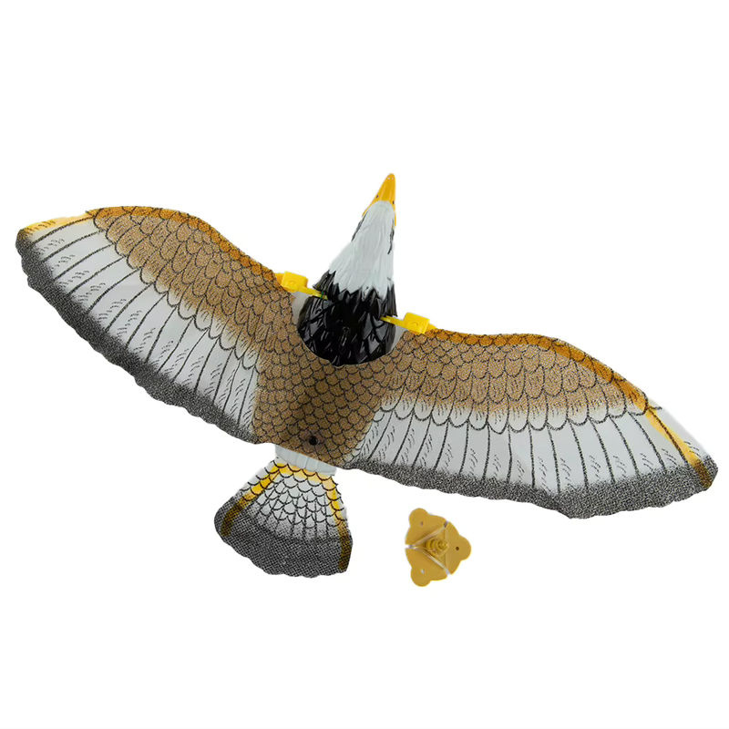 Vogelscheuche als Lockvogel in Adler- und Eulenoptik zur Schädlingsbekämpfung im Garten, Mehrfarbig, B/H: 43 x 25 cm - Bild 5