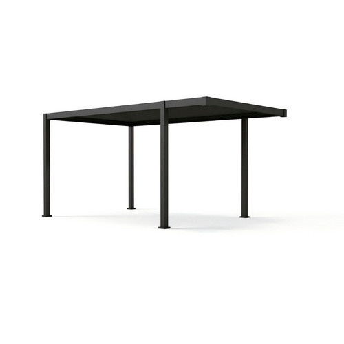 Mr. GARDENER Carport Classic 111 Flachdach in Anthrazit und Schwarz, B: 5,2 m, T: 3 m, H: 2,5 m - Bild 2