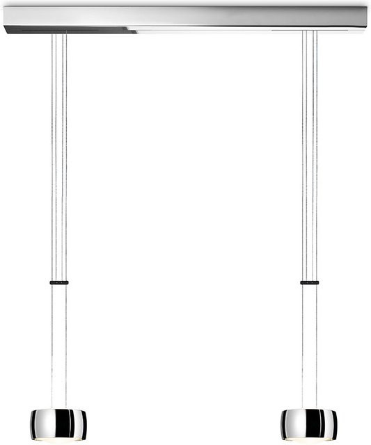 Oligo Grace LED-Pendelleuchte 2-flammig in Chrom mit Tunable White und Casambi-Steuerung - Bild 2