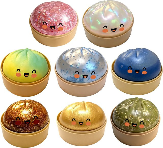 Bandai Baozi Squishy Spielzeug, Häschen in Dampfgarer-Basis, 1-teiliges Set - Bild 1