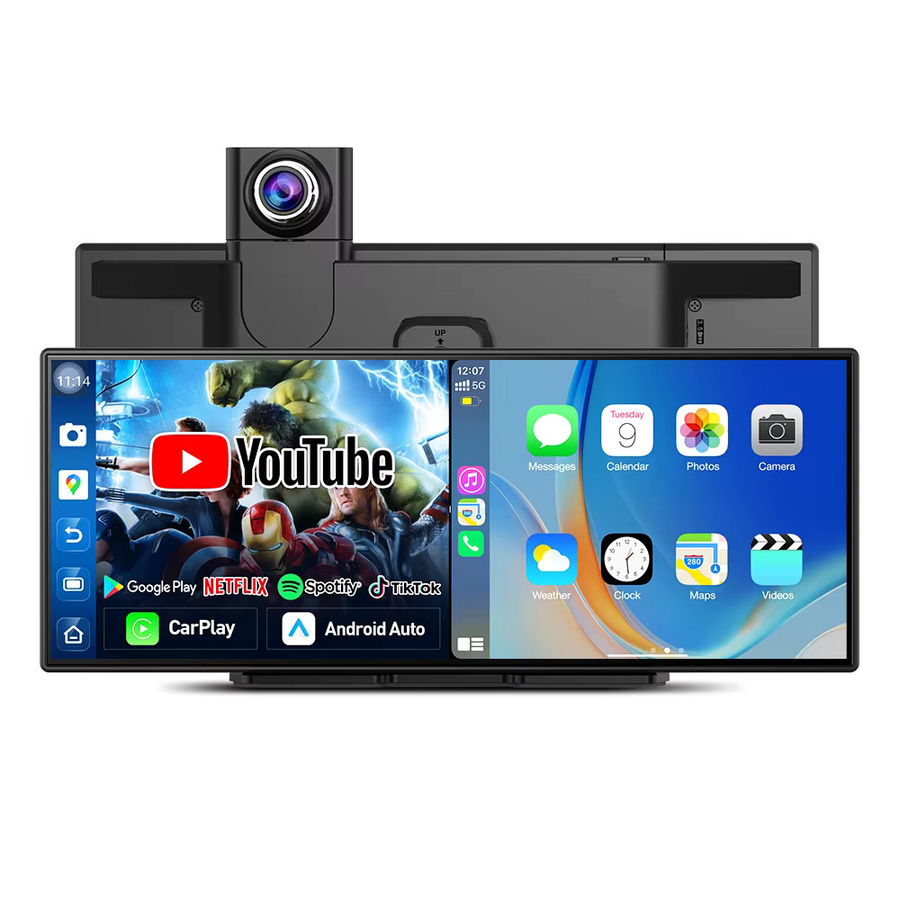 Imagebon 11,4 Zoll Android Dash Cam mit 4G LTE, 8 Kern Prozessor, 8+128GB Speicher, CarPlay & Android Auto sowie 24h Parküberwachung in Schwarz - Bild 5