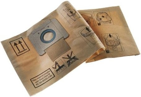 Nilfisk Filtersack Set für Industriesauger ATTIX 550, 5 Stück, braun - Bild 1