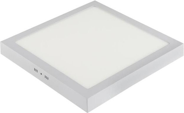 Dimmbare quadratische LED-Anbauleuchte in Weiß mit 28W und 3000K Warmweiß, B/T/H: 283 x 28 x 28 mm - Bild 1