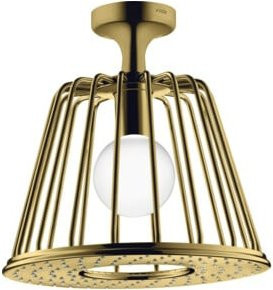 Hansgrohe Axor Nendo Kopfbrause 275 mm, Deckenanschluss, Gold, Rund, Regendusche mit Anti-Kalk-Funktion - Bild 1